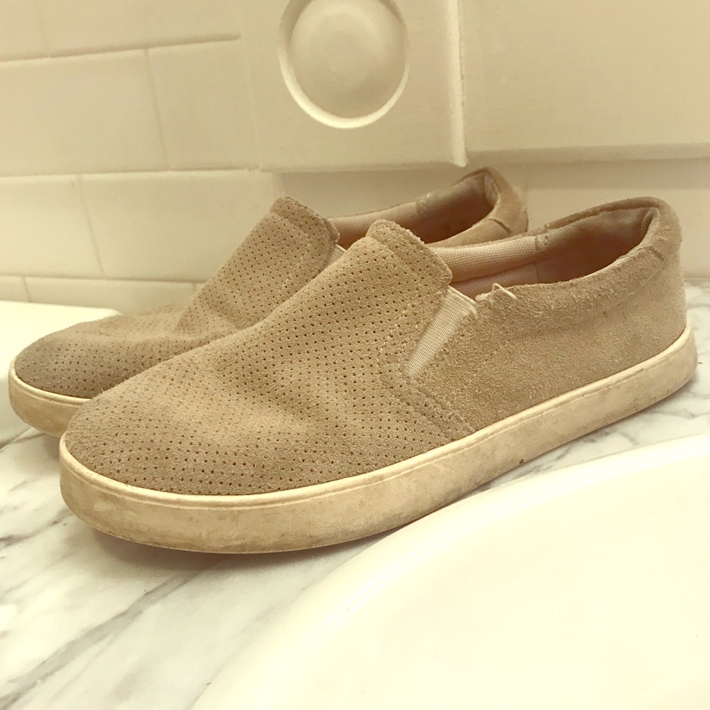 Dr. Scholls cream slide/slip ons
